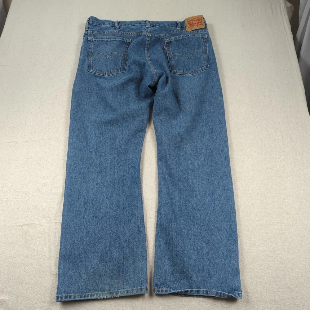 Levis Jeans Mens 42x30 Blue 517‎ Boot Cut Western Cowboy Casual American Classic